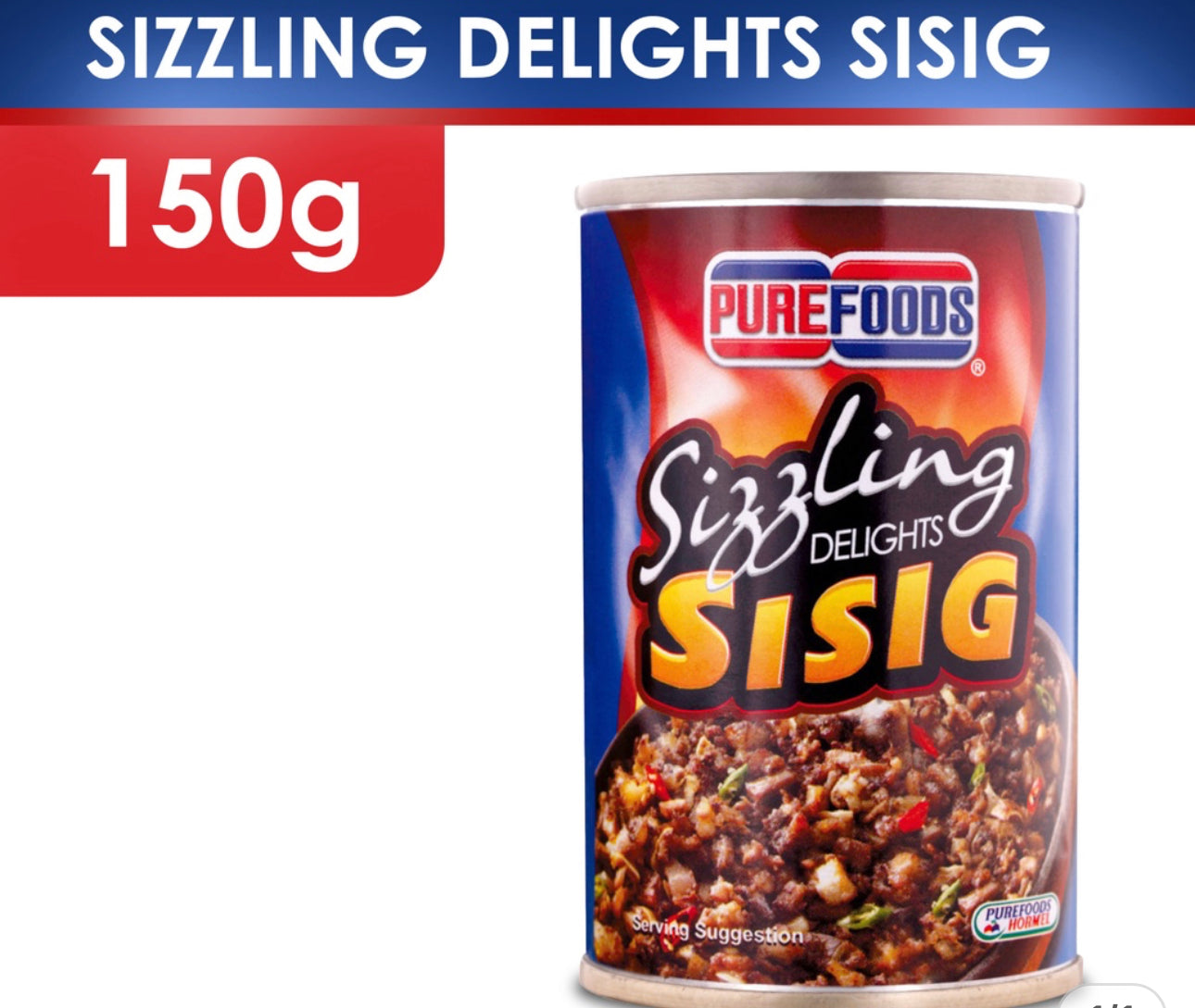 Purefood Sizzling Sisig 150g