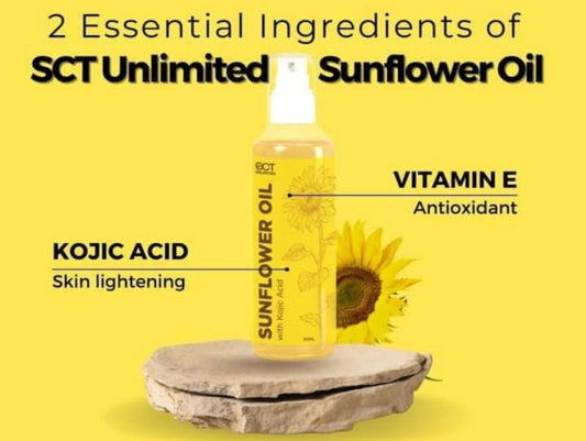 Sunflower oil with Kojic Acid