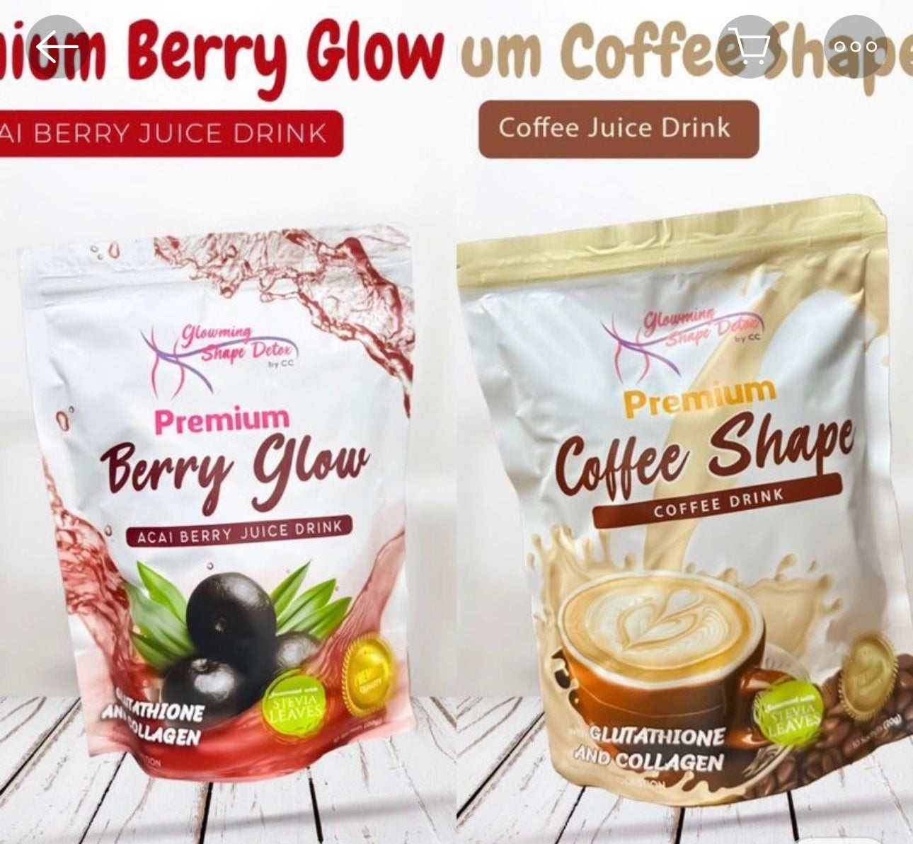Glowming Detox Shape Detox by CC Premium Coffee Shape and Berry Glow