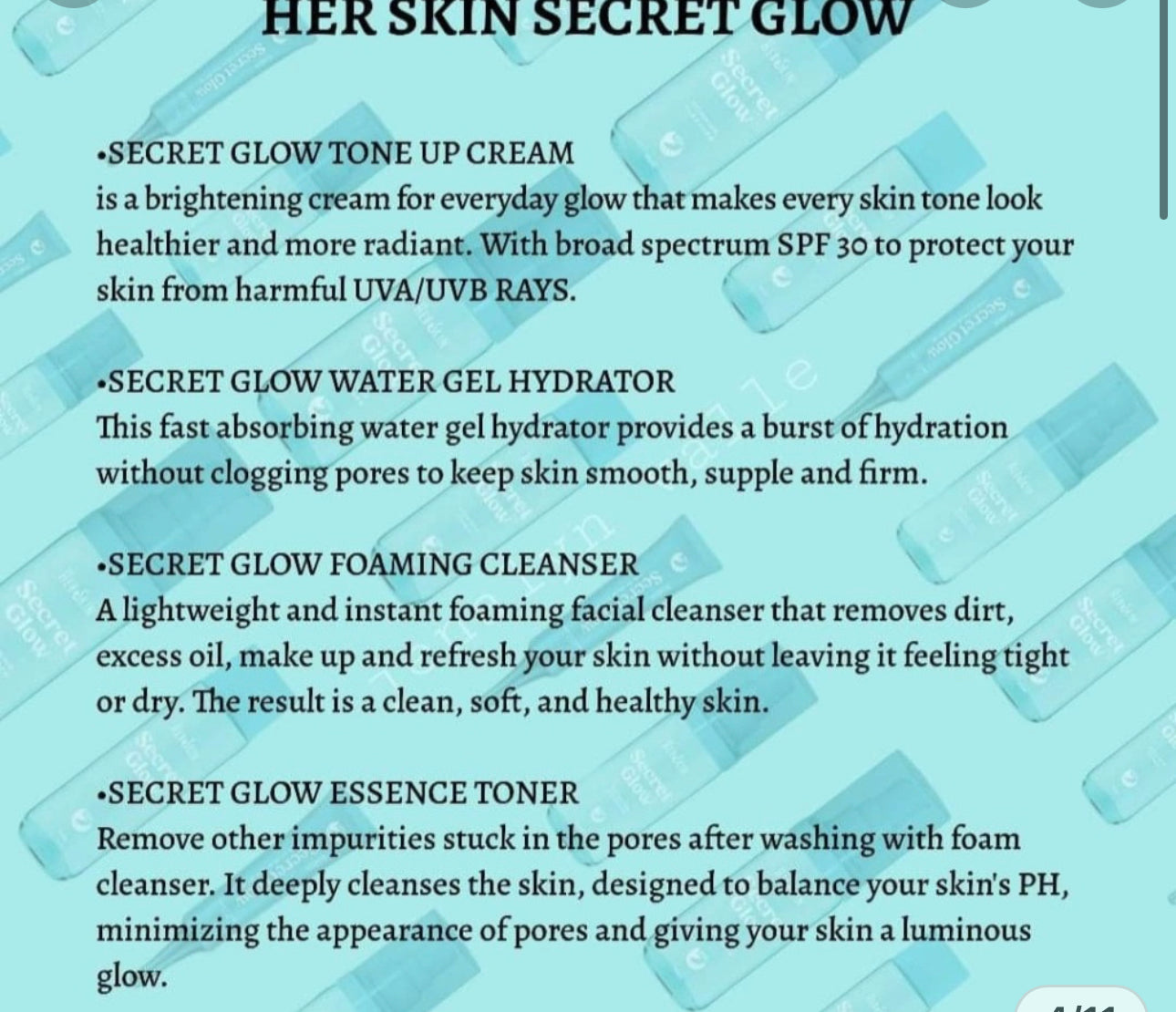 Her Skin Secret Glow Facial Kit