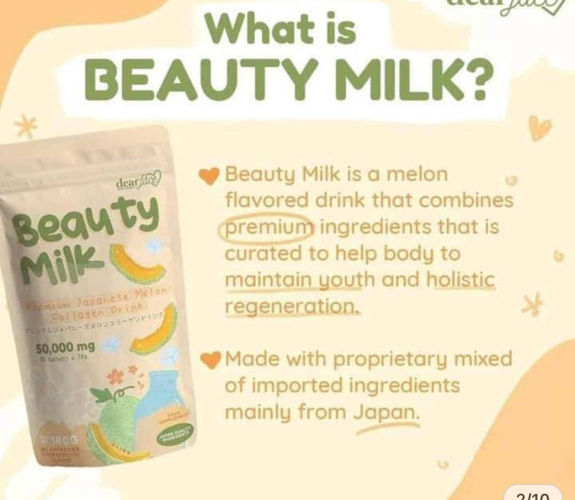 Dear face Premium Japanese Collagen Milky Melon
