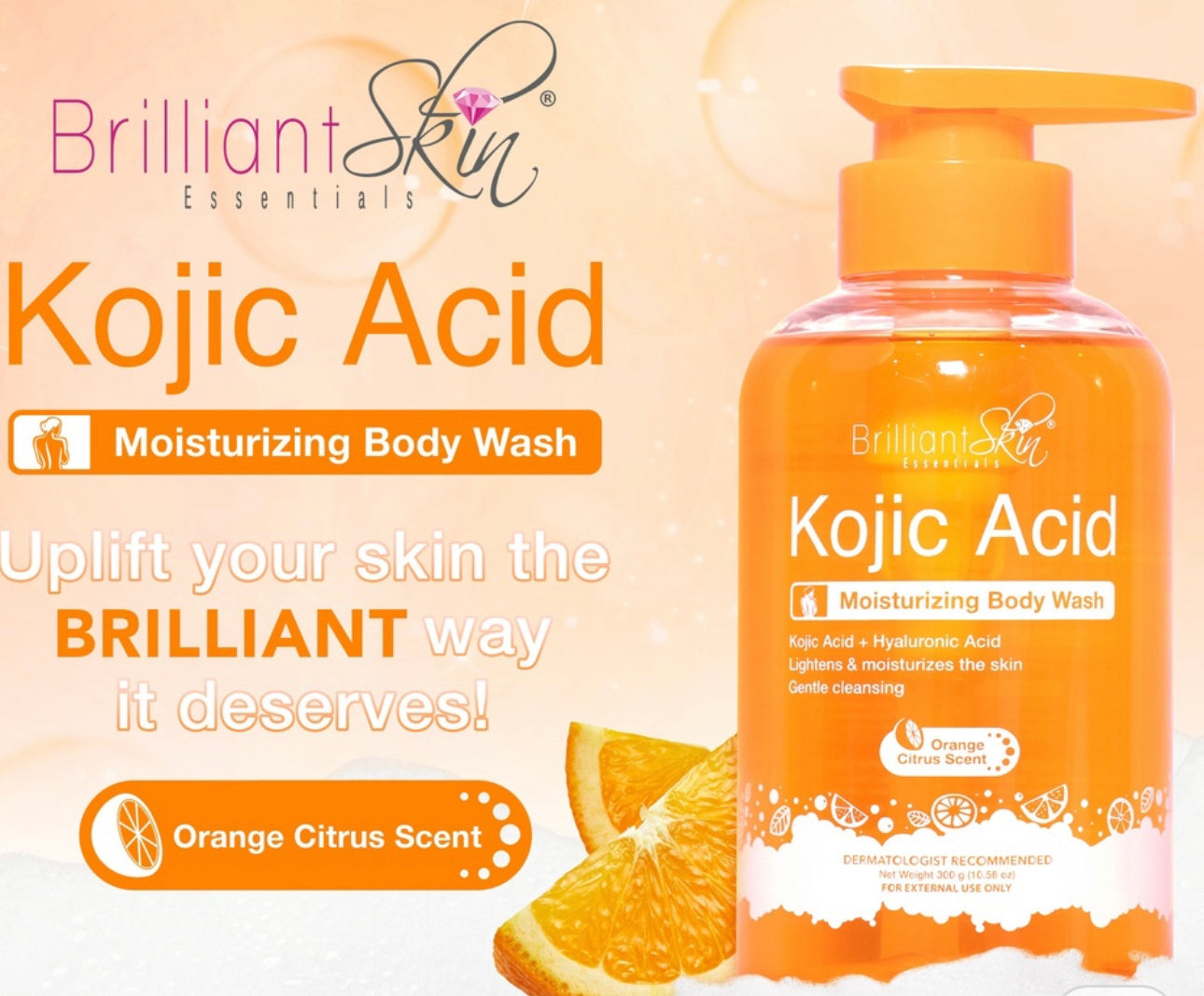 Brilliant Kojic Acid Moisturizing Body Wash