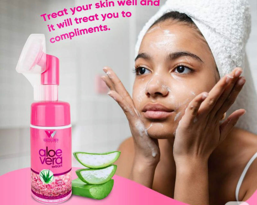 Aloe Vera Extract Facial Foam