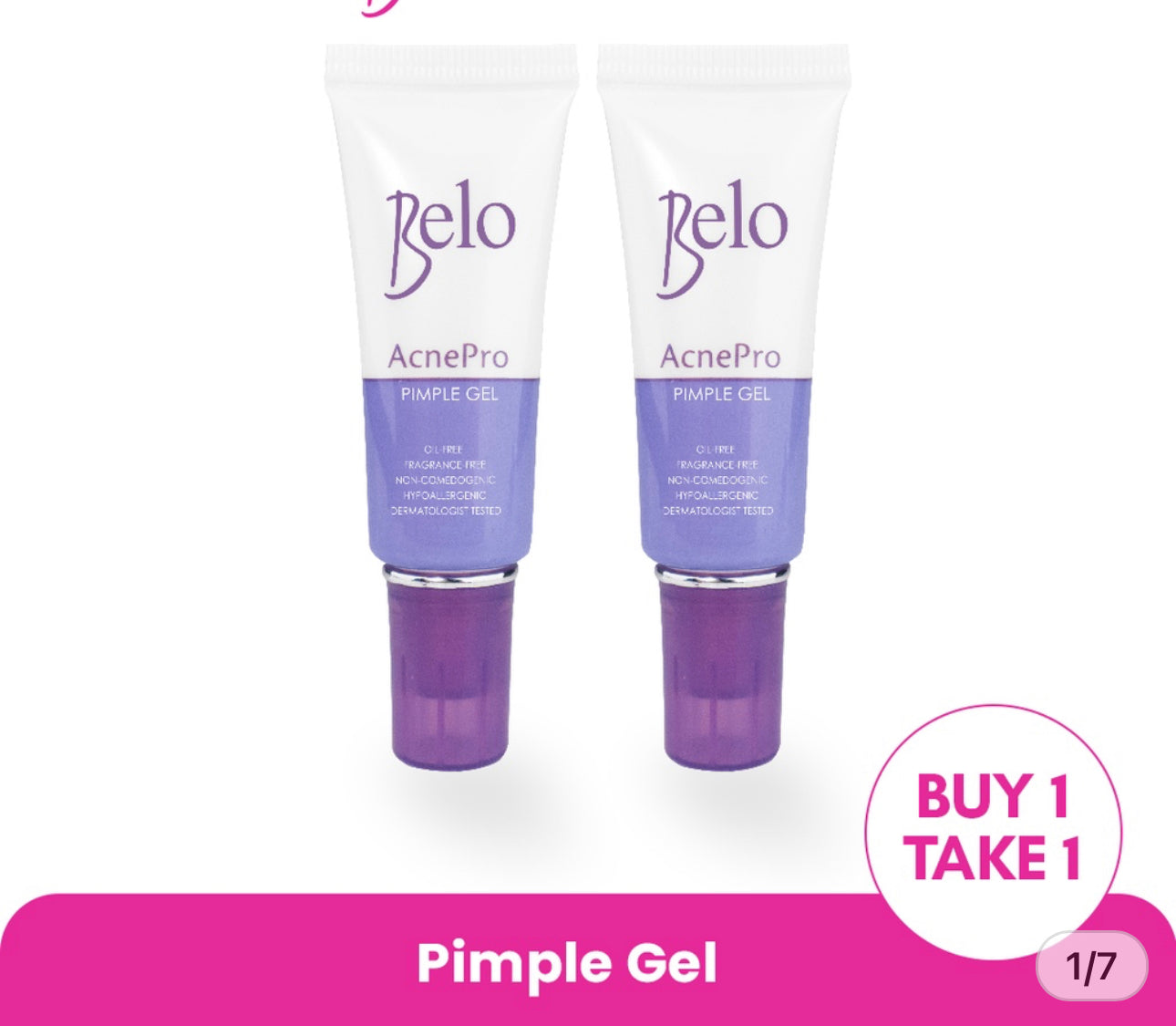 Belo Acne Pro Pimple Gel 10g Buy 1 Get 1 Free
