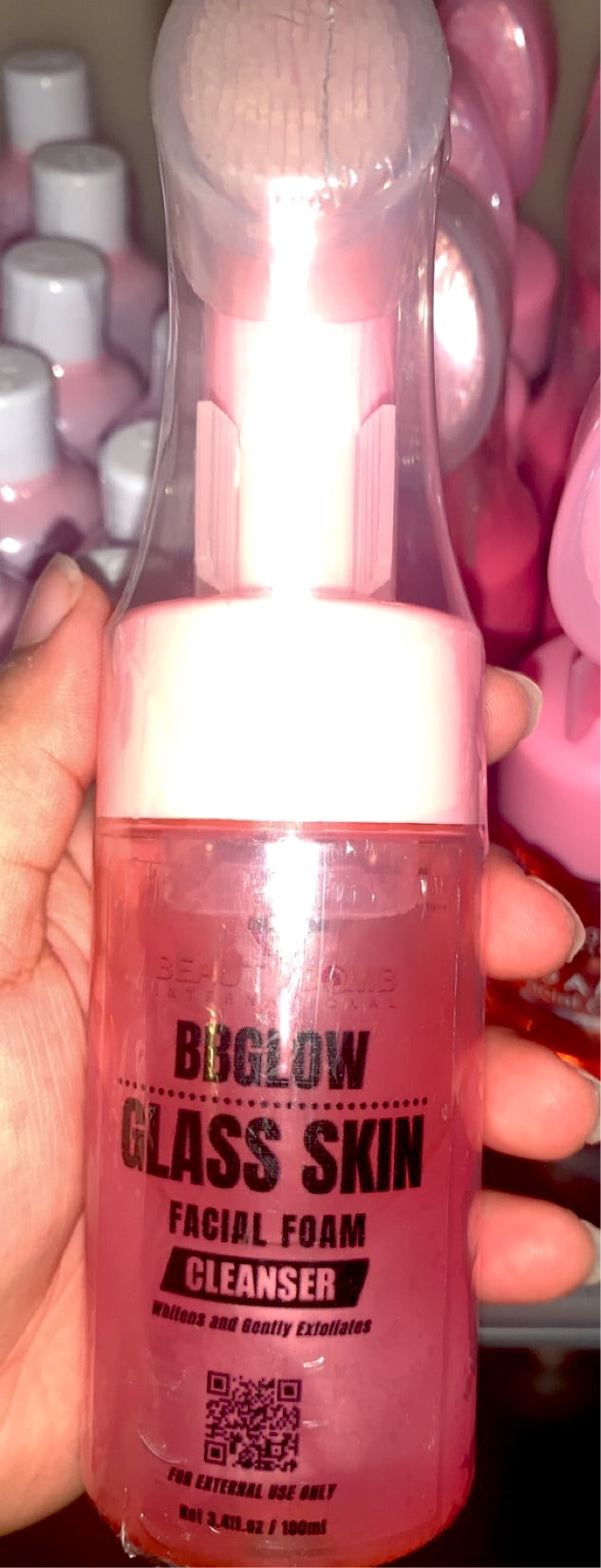 BB Glow Glass Skin Facial Foam Cleanser