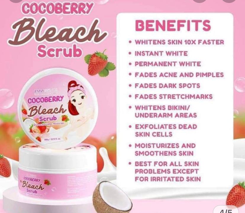 Cocoberry bleach Scrub