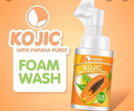 Kojic with papaya purée Foam Wash
